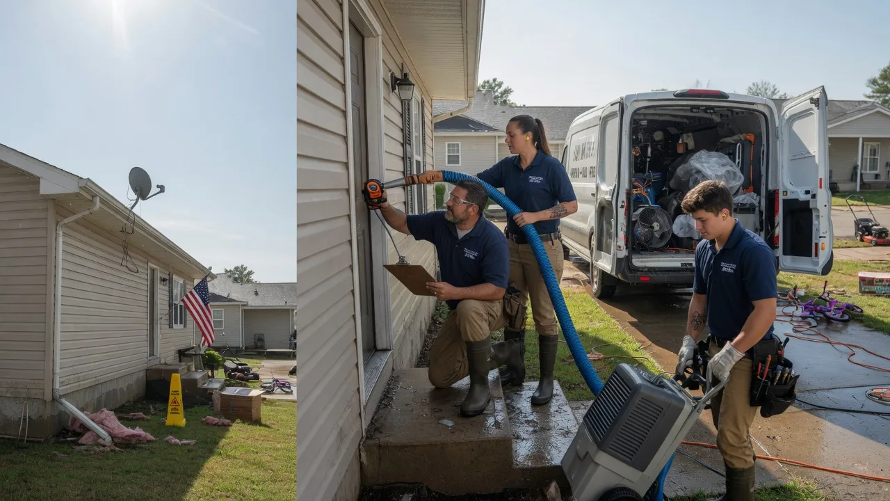 Ceiling Water Damage Restoration in Mathews, LA near me